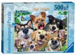 Ravensburger Puzzle Ravensburger din 500 de piese - Dog's selfies (16425) Puzzle