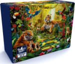 Black Sea Mini puzzle Black Sea din 54 de piese - Familia de tigri (BS62119) Puzzle