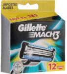 Gillette Casete de rezervă pentru aparat de ras, 12 bucăți - Gillette Mach3 XXL 12 buc
