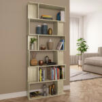 vidaXL Bibliotecă/Separator cameră, stejar Sonoma, 80x24x192 cm, PAL (800093) - izocor Biblioteca