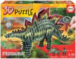 Educa Puzzle dinosaurus Stegosaurus 3D Creature Educa 89 piese de la 6 ani (EDU19184)