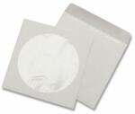 Intern Set 25 plicuri cu fereastra CD traditional alb 124 x 124 mm (PCDS25) - dacris