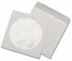 Intern Set 25 plicuri cu fereastra CD traditional alb 124 x 124 mm (PCDS25)