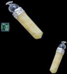  Pandantiv Aventurin Galben - Sfera Cuart - 46-52 x 8-10 mm - 1 Buc