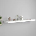 vidaXL Raft de perete suspendat, alb, 120x23, 5x3, 8 cm, MDF (323820) Raft
