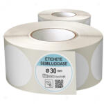 LabelLife Rola etichete autoadezive semilucioase, rotunde, diametru 30 mm, adeziv permanent, 6000 etichete rola (ER07C30X30EH)