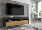 BIM Furniture MORENO RTV 160 TV állvány, fekete-tölgy