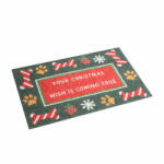 Family Collection Karácsonyi lábtörlő - "Your Christmas wish is coming true" felirattal (58280A)