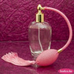 BODICO BEAUTIFUL" parfümszóró, lapos ovális üveg * hosszú pumpával, 100 ml (1133)