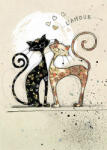 Bug Art Felicitare Two lovecats