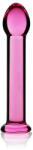 Lovetoy Dildo Clasic Din Sticla Borosilicata Glass Romance, Roz, 16 Cm Dildo