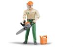 BRUDER Jucarie - Figurina muncitor forestier cu accesorii 60030 Bruder (60030) Figurina