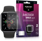 Apple Watch Series 4/5 (40 mm) ütésálló képernyővédő fólia - MyScreen Protector AntiCrash Shield Edge3D - 2 db/csomag - átlátszó