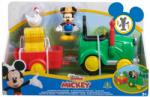 Disney Mickey Mouse Set tractor cu remorca si figurine Disney Mickey Mouse