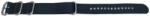  Curea NATO neagră canvas 22mm catarame zulu -57207