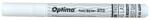 Optima Marker cu vopsea Optima Paint 3713, varf rotund 2.0mm, grosime scriere 1-2mm - alb (OP-37131201) - birotica-asp