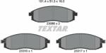 TEXTAR set placute frana, frana disc TEXTAR 2308602 (2308602)
