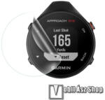 TPU okosóra képernyővédő fólia - CLEAR - 1db, törlőkendővel - A TELJES ELŐLAPOT VÉDI! - Garmin Approach G12