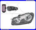 VW GOLF 6 3/5ajtós 2008.10-2012.09 /5K/ Fényszóró bal fekete házas (H7/H15) motorral HELLA 1EG 009 901-211