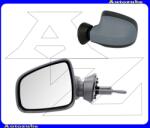 DACIA SANDERO 1 2008.06-2012.09 /B90/ Visszapillantó tükör bal, manuális, domború tükörlappal, alapozott borítással 328-0222