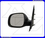 VW CARAVELLE T6 2015.07-2019.07 /SH, SG/ Visszapillantó tükör bal, kívúlről állítható, aszférikus tükörlappal, fekete borítással (antenna nélkül) 337-0280
