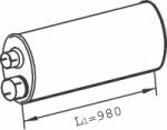 DINEX Toba esapamet intermediara DINEX 47301 (47301) - automobilus