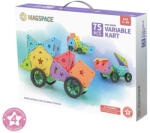 Magspace Set magnetic 75 pcs Magspace - Variable Kart Jucarii de constructii magnetice