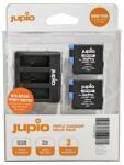 Jupio GoPro HERO 8 töltő szett 1260mAh (Tripla töltő + 2db akkumulátor)