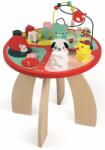 Janod Дървена играчка Janod - Маса с 4 зони за игра, Горски бебета животни (J08018)