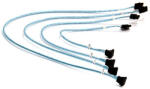 Supermicro 4 x Round cabluri SATA 0, 43 m Negru, Albastru, Alb (CBL-0190L)