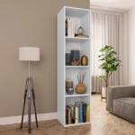 vidaXL Bibliotecă/Comodă TV, alb, 36 x 30 x 143 cm, PAL (800144) - vidaxl Biblioteca