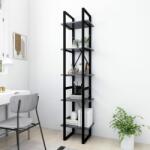 vidaXL Bibliotecă cu 5 rafturi, alb, 40x30x175 cm, lemn prelucrat (3081970) Biblioteca