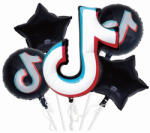 Balloons4party Set 5 baloane folie Tik Tok - articole-petreceri - 29,99 RON