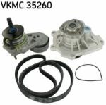 SKF Pompa apa + Set curea transmisie cu caneluri SKF VKMC 35260 (VKMC 35260) - automobilus