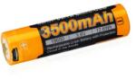 Fenix 18650 3500 mAh micro-USB tölthető akkumulátor (Li-ion)