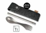 Light My Fire Spork'n Straw Kit Titanium