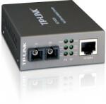 TP-LINK Media convertor Convertor TP-LINK MC100CM, RJ45 10/100M la fibra SC multi-mode 100M, Full-duplex, 2 Km (MC100CM) - vexio