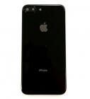 Apple iPhone 7 Plus 5.5 akkufedél sim kártya tartóval és oldalgombokkal fényes fekete OEM
