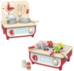 Tooky Toy Детска дървена кухня и барбекю Tooky Toy - 2 в 1 (TF327) - baby