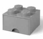 LEGO® Cutie de depozitare LEGO® 4 - cu sertar gri 250 x 250 x 180 mm (SL40051740)