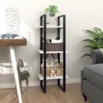vidaXL Bibliotecă cu 3 rafturi, alb, 40x30x105 cm, PAL (806487) - vidaxl Biblioteca