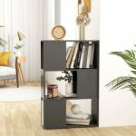 vidaXL Bibliotecă/Separator cameră, gri, 60x24x94 cm, PAL (809073) Biblioteca