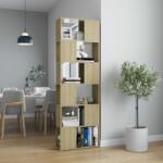vidaXL Bibliotecă/Separator cameră, stejar sonoma, 60x24x186 cm, PAL (809101) Biblioteca