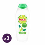Baba tusfürdő zöldcitrommal és mentával 3x750 ml + ajándék matrica
