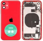 Apple iPhone 11 - Hátsó Ház Apró Alkatrészekkel (Red), Red