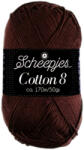 Scheepjes Cotton8 - 657 - barna pamut fonal