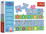 Trefl Számolj Peppával oktató puzzle 20 db-os (15579)