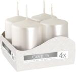 BISPOL Adventi Metálfehér 4x60 g