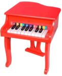 Classic World Pian din lemn pentru copii Classic World - Royal, rosu (CW4018) Instrument muzical de jucarie