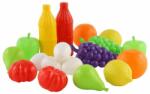 Polesie Set de joaca Polesie Toys - Fructe si legume, 19 elemente (106896) Bucatarie copii